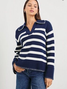 Rails Athena Sweater - NWOT Navy & White